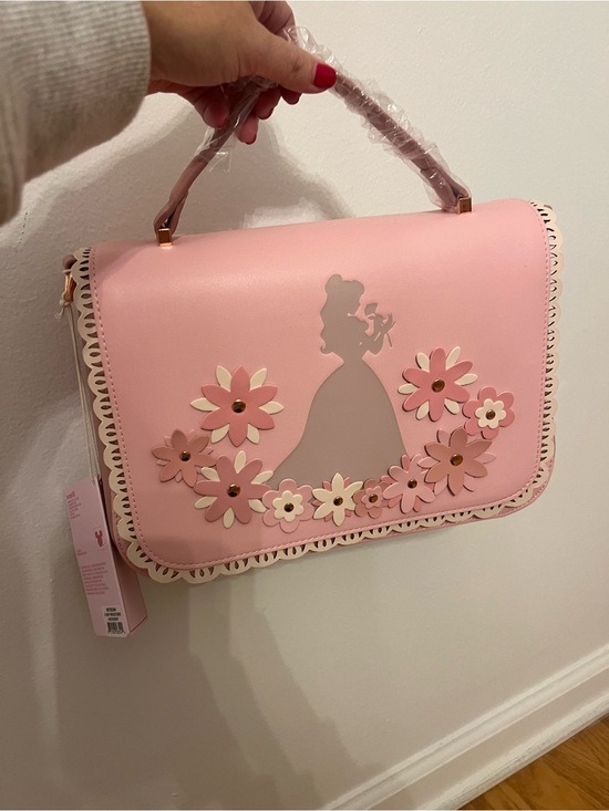 Loungefly Handbags - Loungefly Pink Belle Princess Crossbody Bag